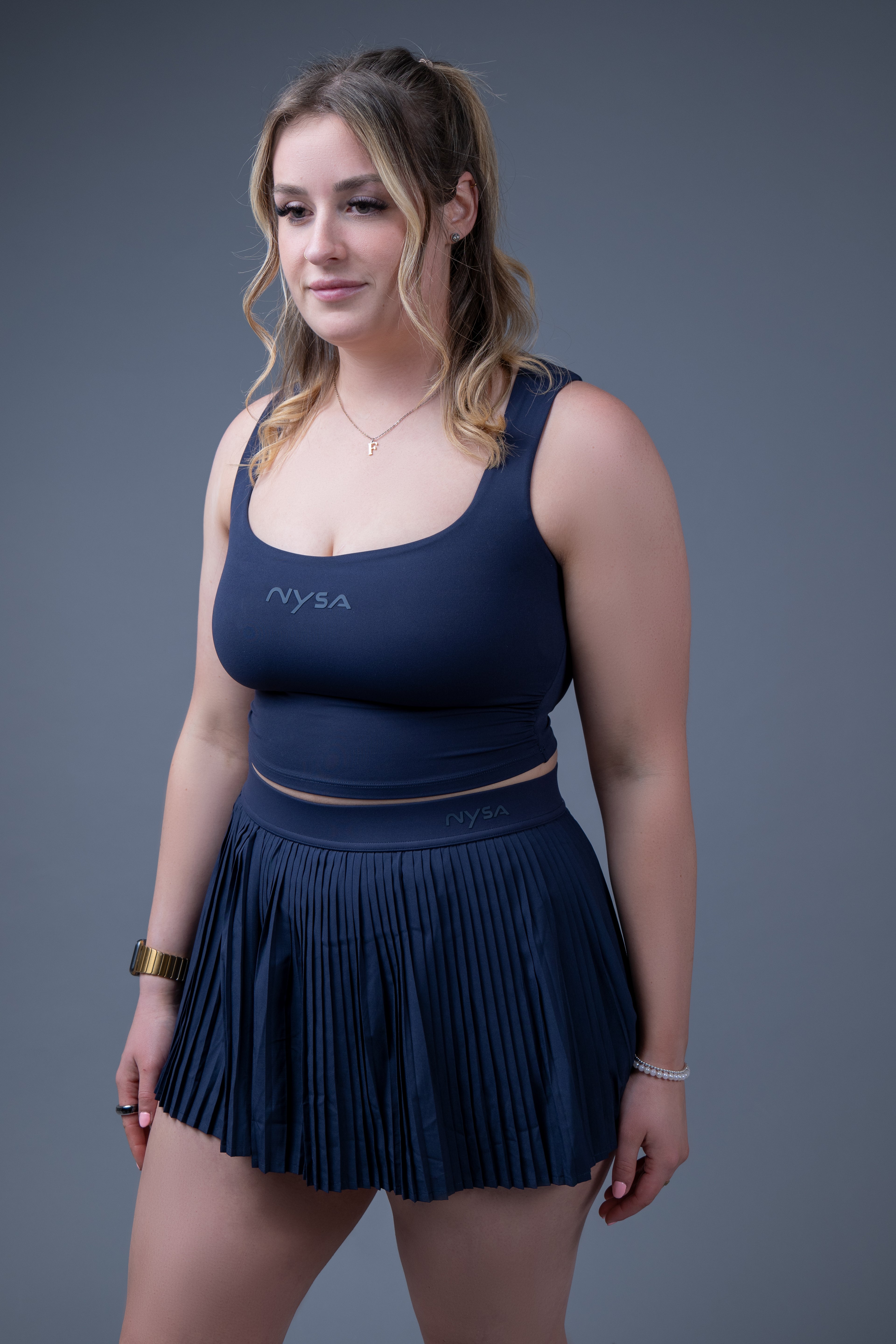 CourtReady Crop Tennis Top