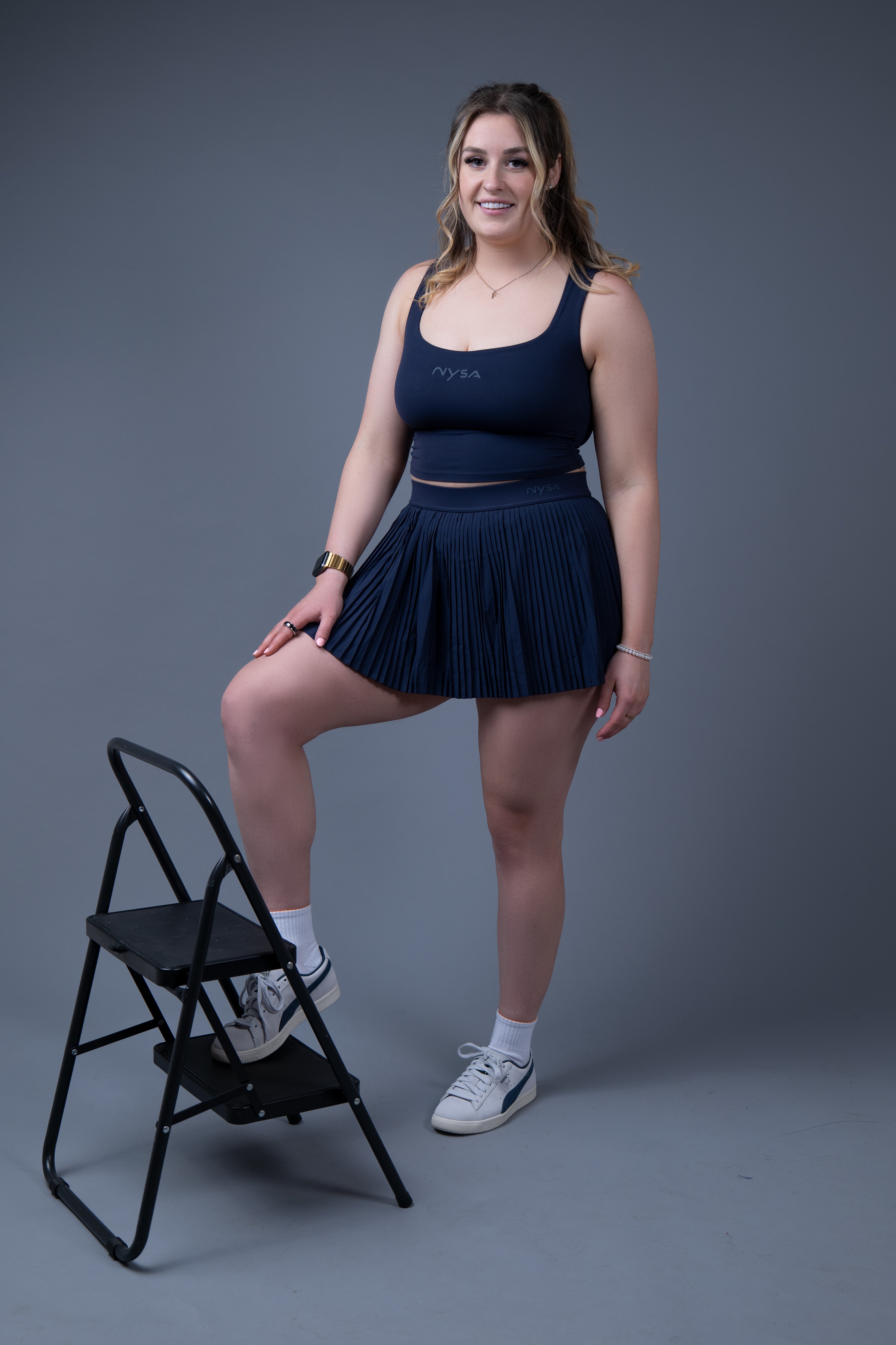 CourtReady Tennis Skirt - Navy
