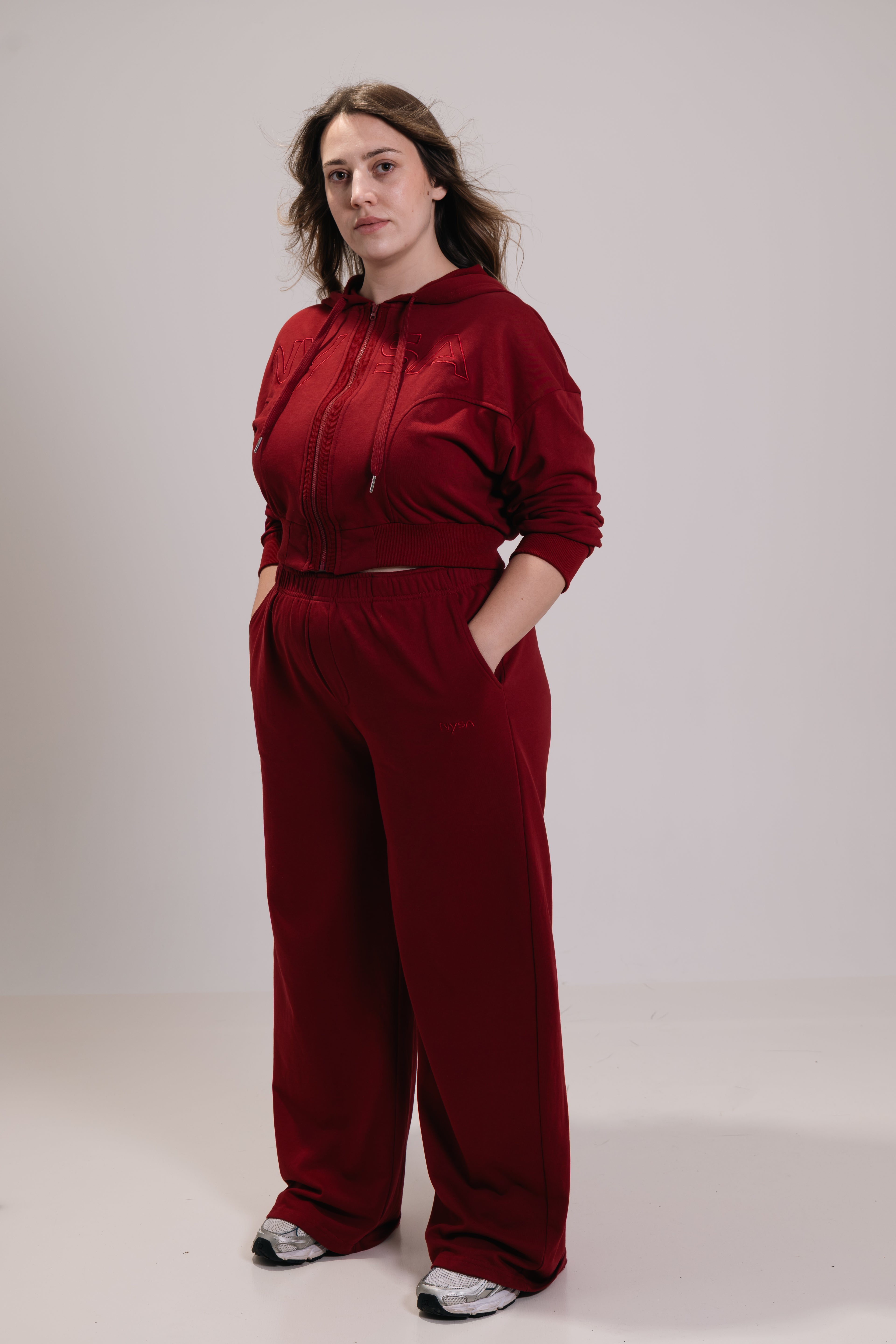 Crop Zip Through Track Suit